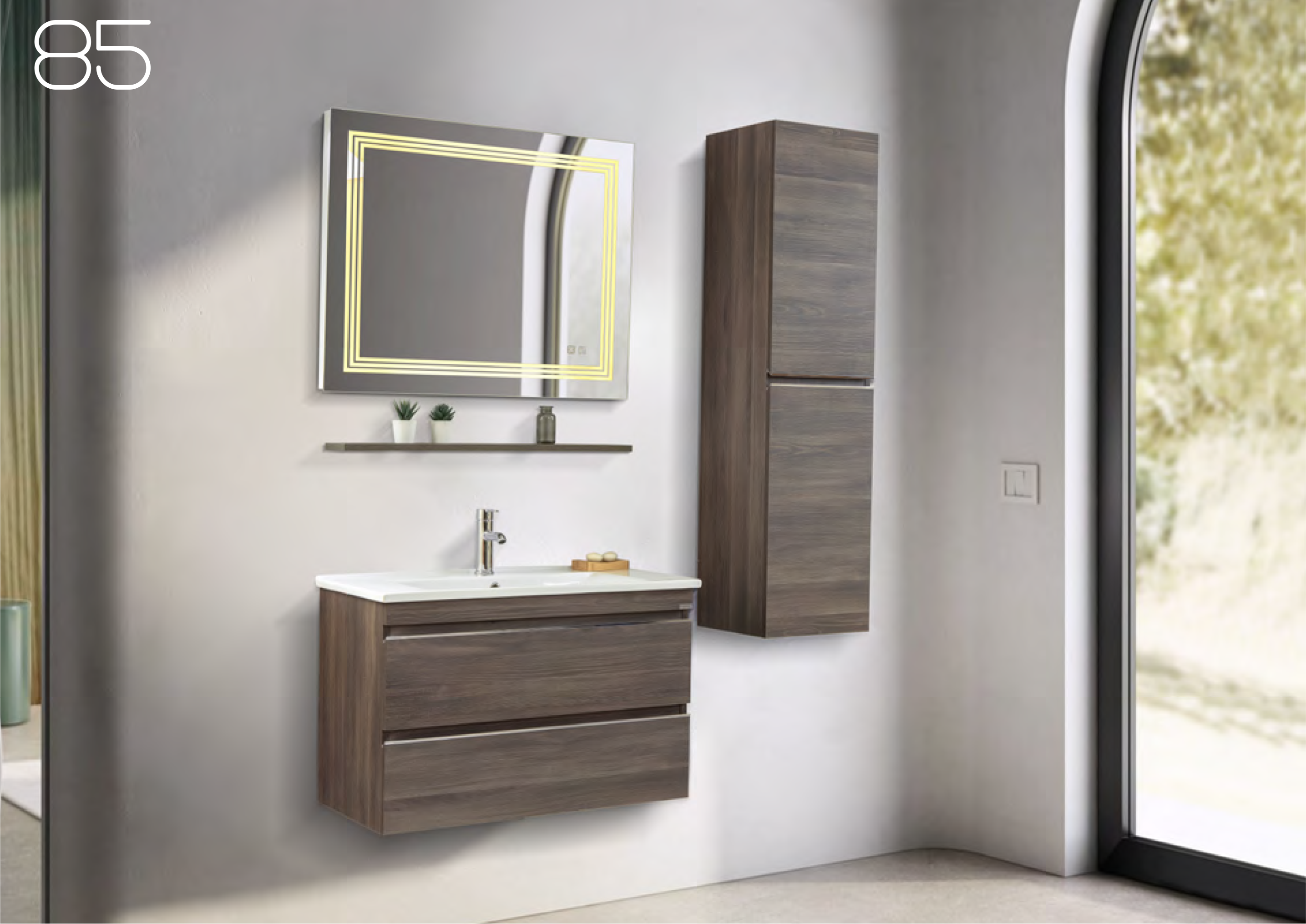 Trend 85 Banyo Dolabı