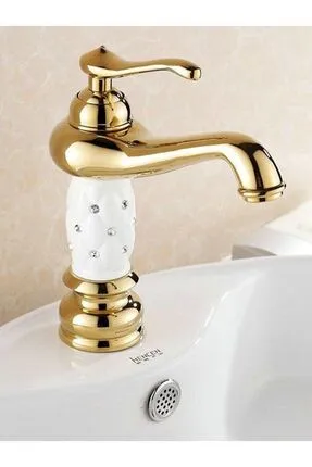 Roza Gold Lavabo Bataryası